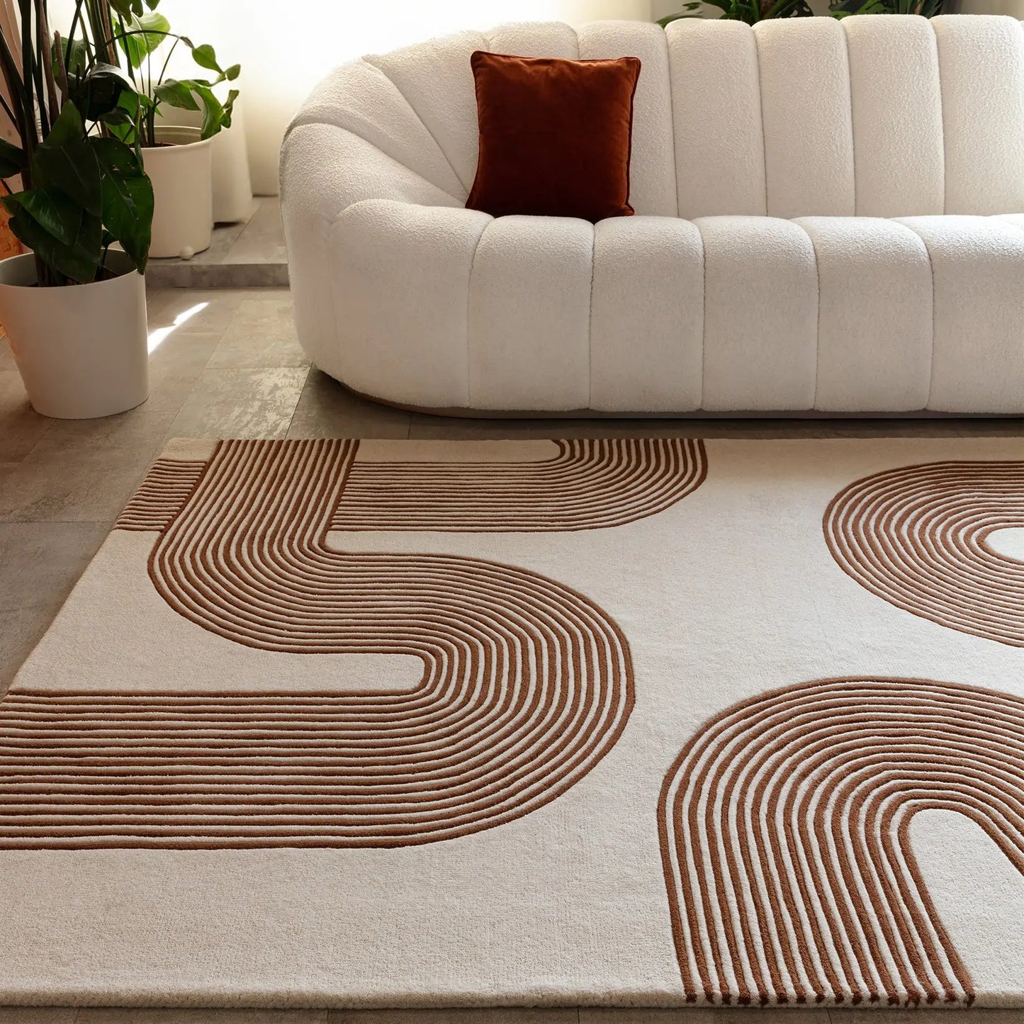 Amity Rust NZ Wool Rug