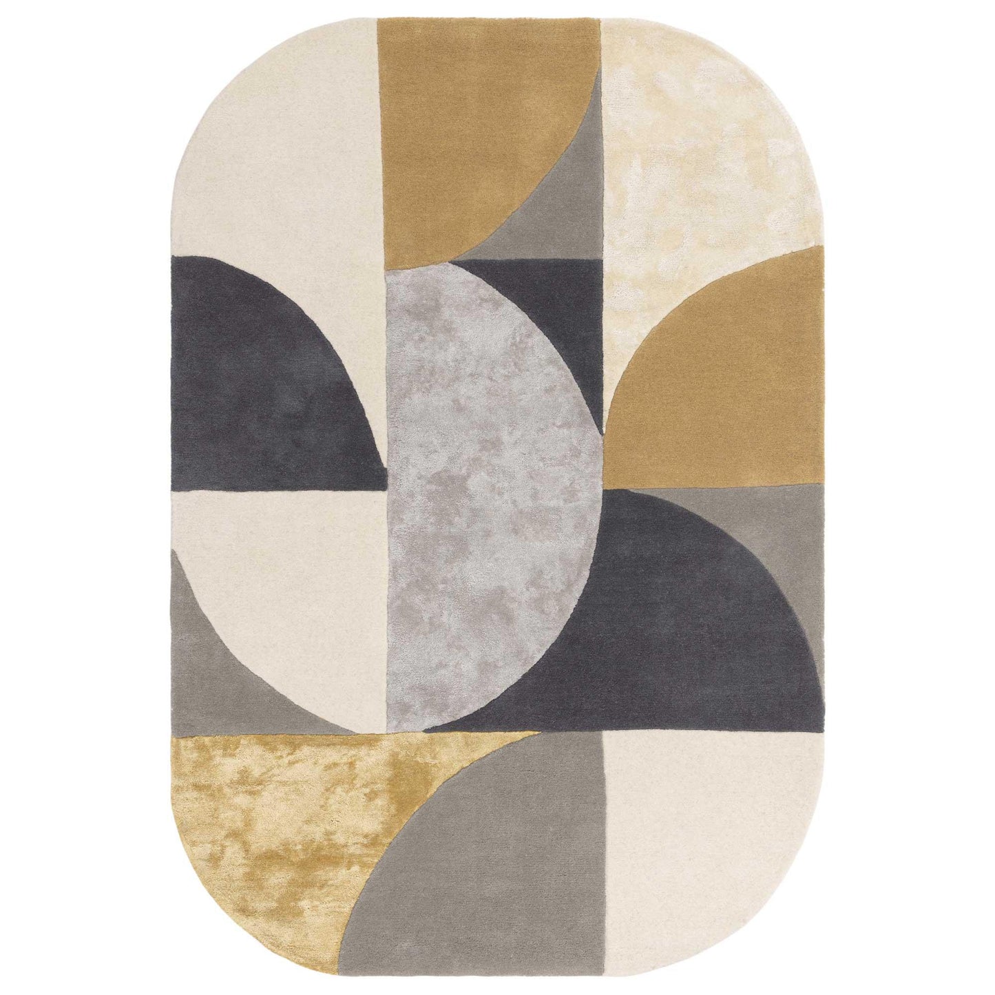 Aynaa multi color wool & silk rug