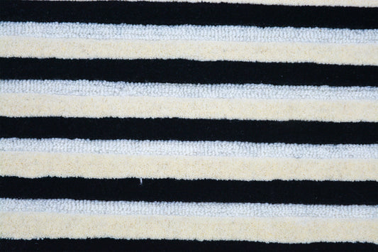 close view of Alpine hand tufted wool rug