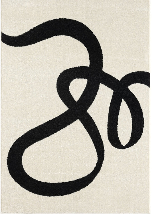 Bisa Black NZ Wool Hand Tufted Rug