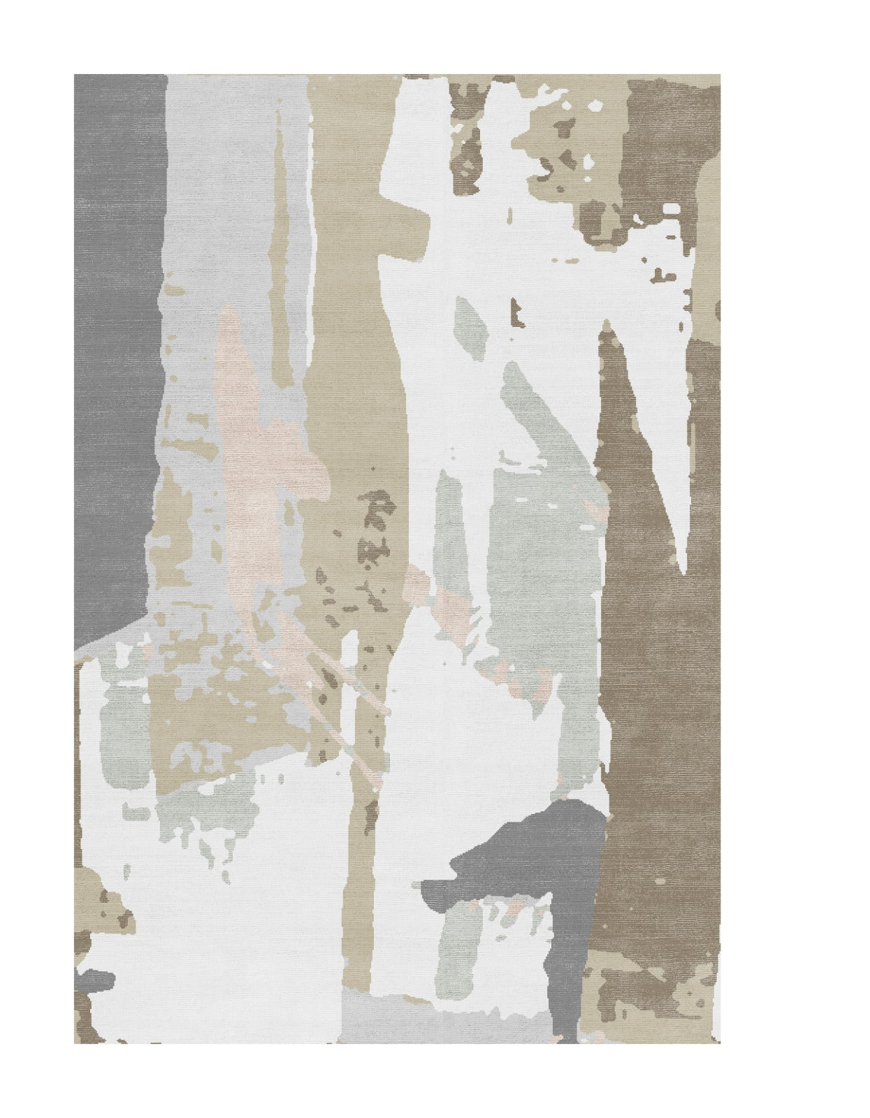 Hand-Tufted Wool Rug for Living Room
