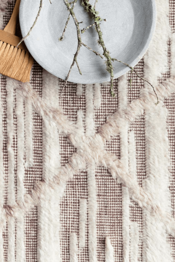 Close look of Hand Knotted Wool Rug