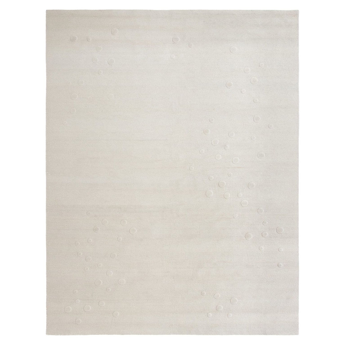 Cozy hand-knotted wool carpet