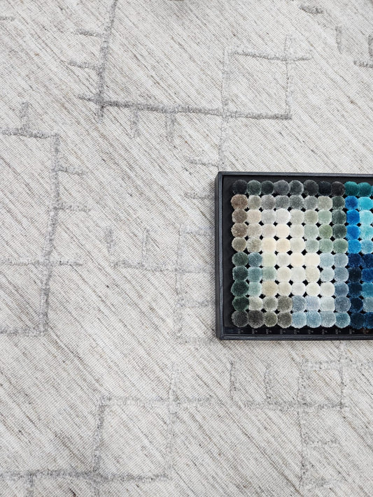 Hand-tufted carpet for living room