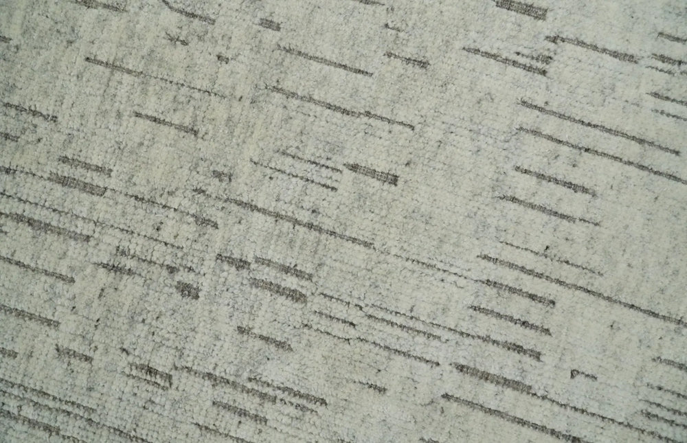 Hand Knotted Rug Close Look