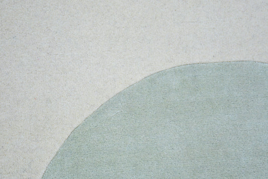 IMARA hand tufted wool & silk rug