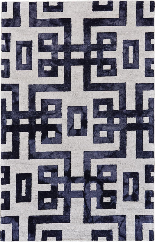 Koronge hand tufted wool & silk rug