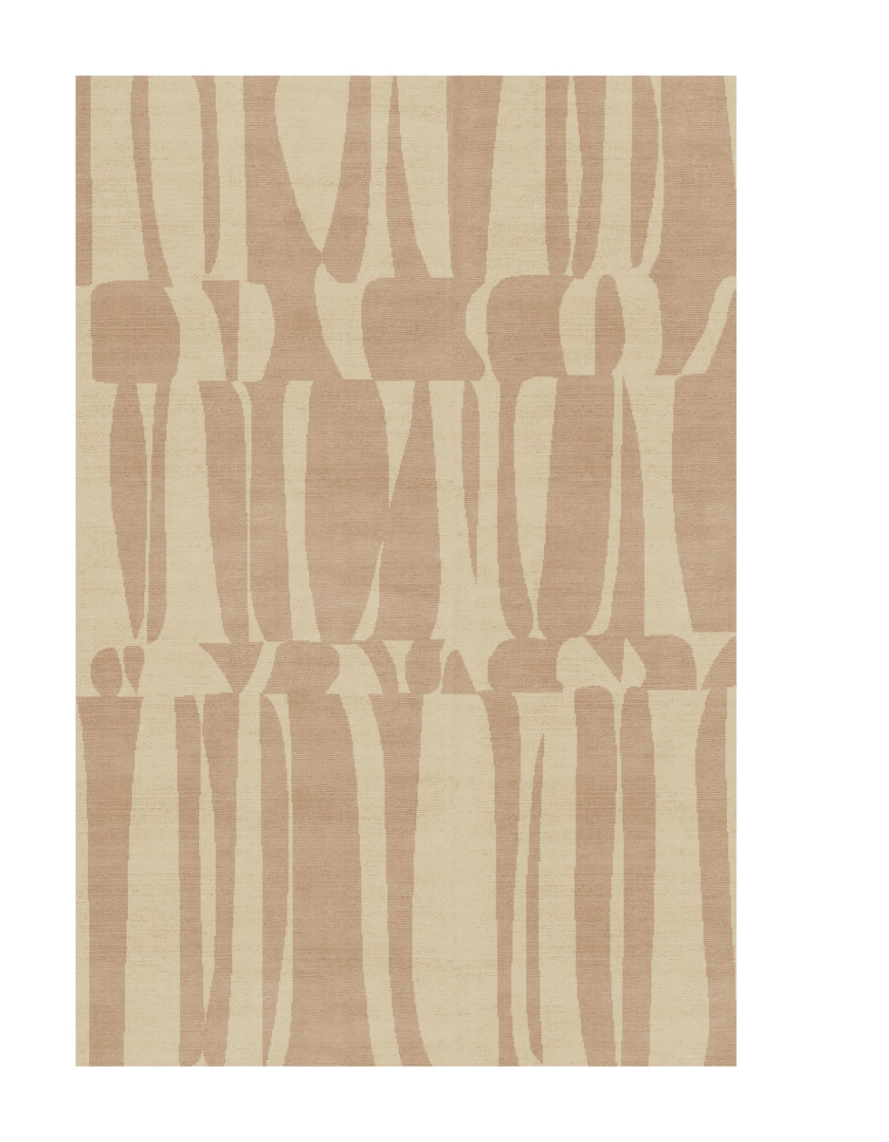 Hand-tufted rug for living area