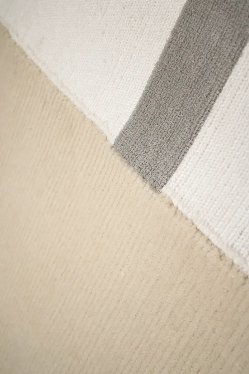 Anuru Micro Wool Hand Knotted Rug in Bedroom Close View