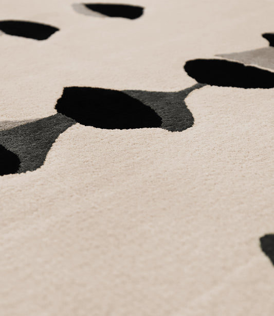 Murfi Hand Tufted NZ Wool Rug close view