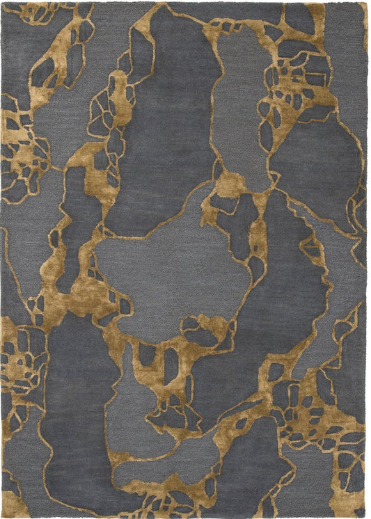 Torotta Abstract Hand Tufted Wool & Silk Rug