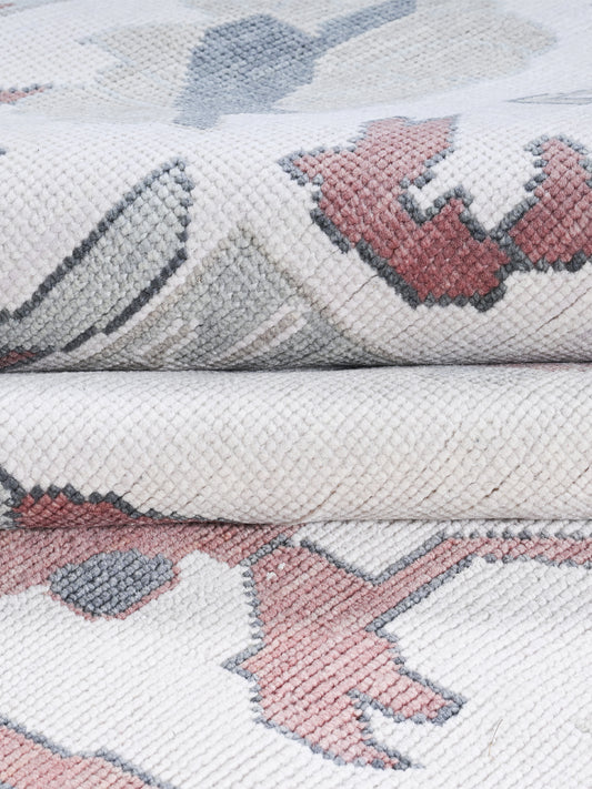 Graffiti Hand Knotted Wool Rug