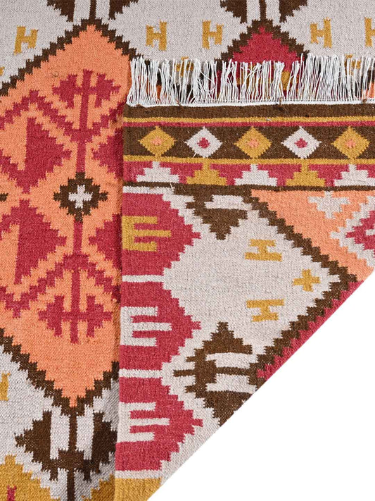 Sitlas Handwoven Wool Dhurrie Rug
