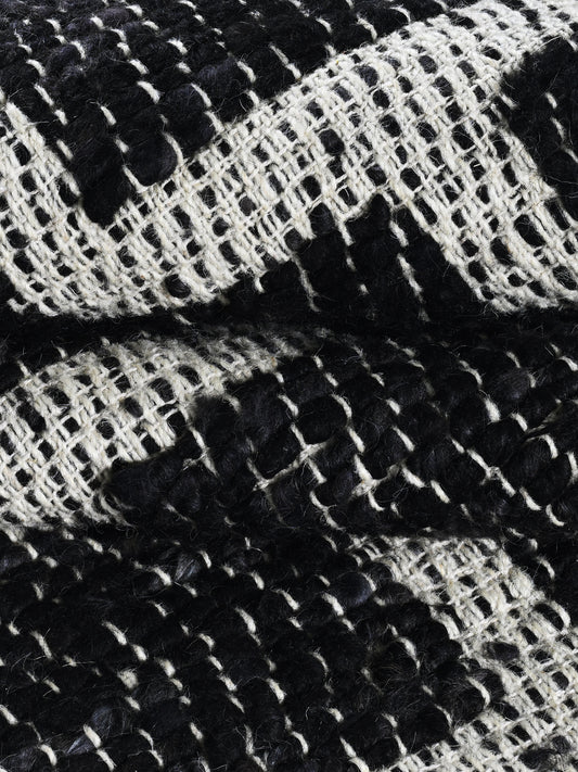 Huula Black Hand Woven Jute Rug