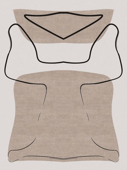 Yoyos hand-tufted wool rug for living room