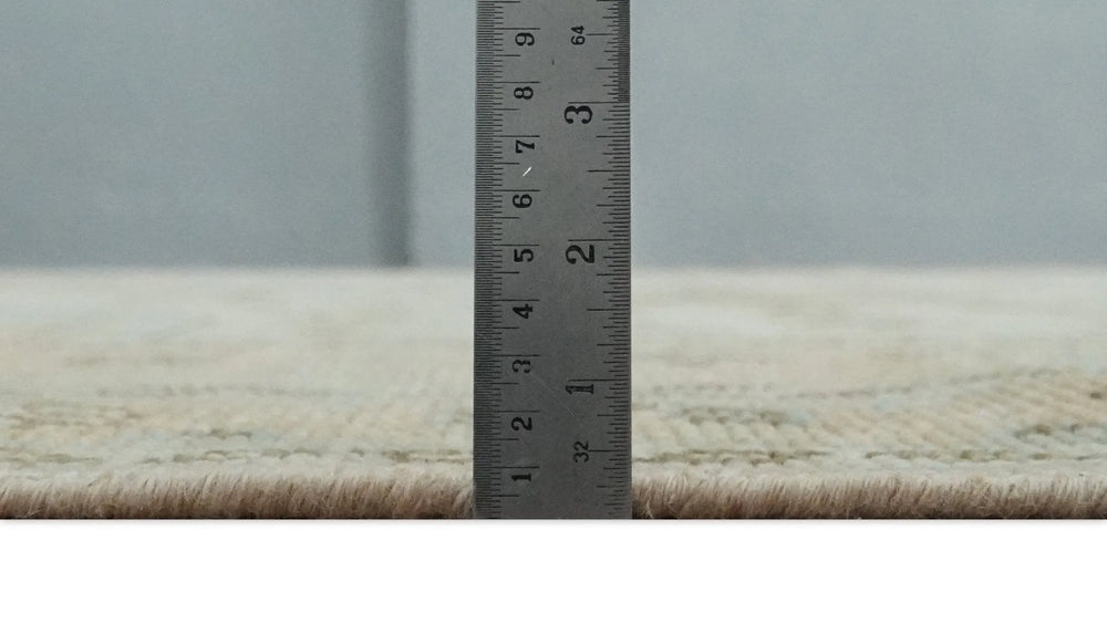 showing hight of rug