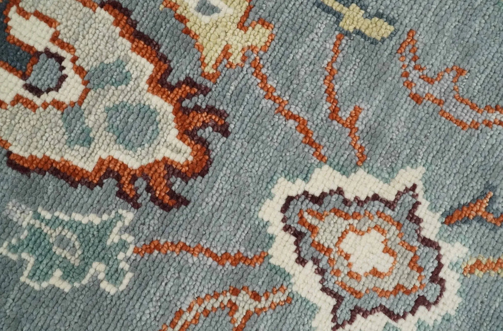 zoomed image of traditional rug