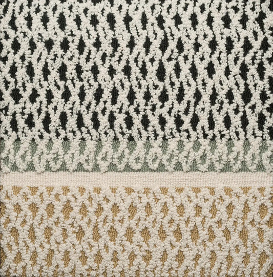 Modern Style Hand Tufted NZ Wool Rug Close View