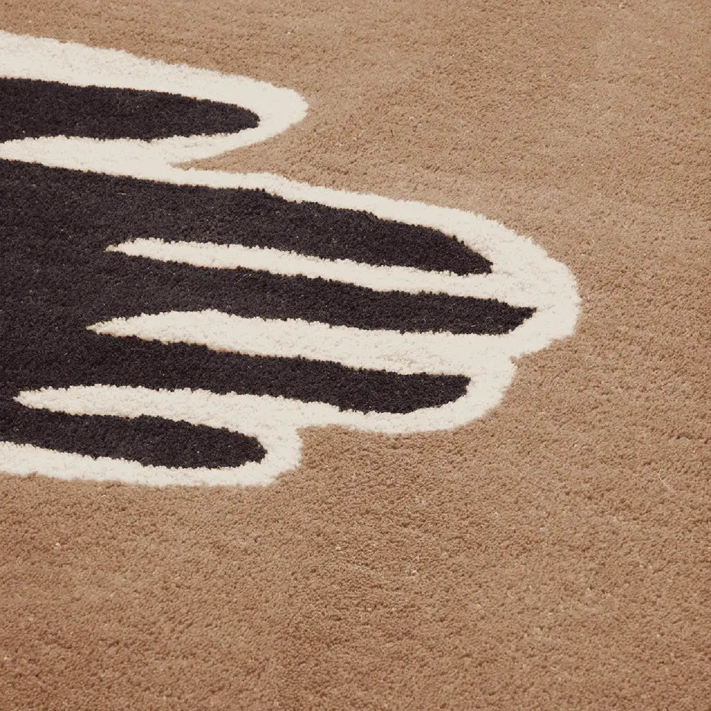 Icon NZ Wool Hand Tufted Rug close view
