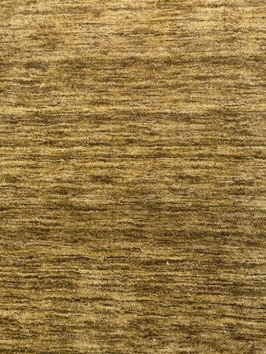 brown handloom wool area rug