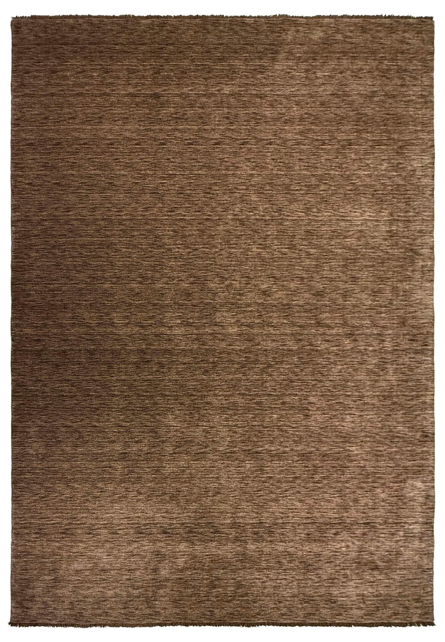 brown washable handloom rug made with NZ wool