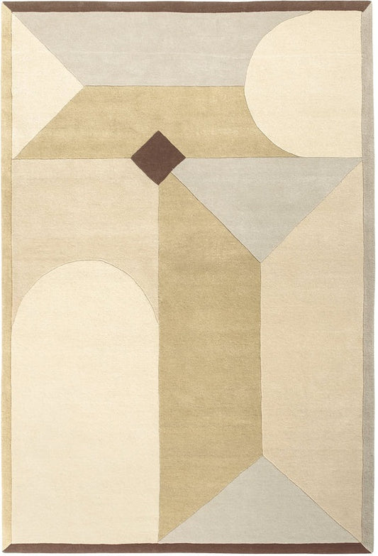Geometric Hand Tufted NZ Wool Rug