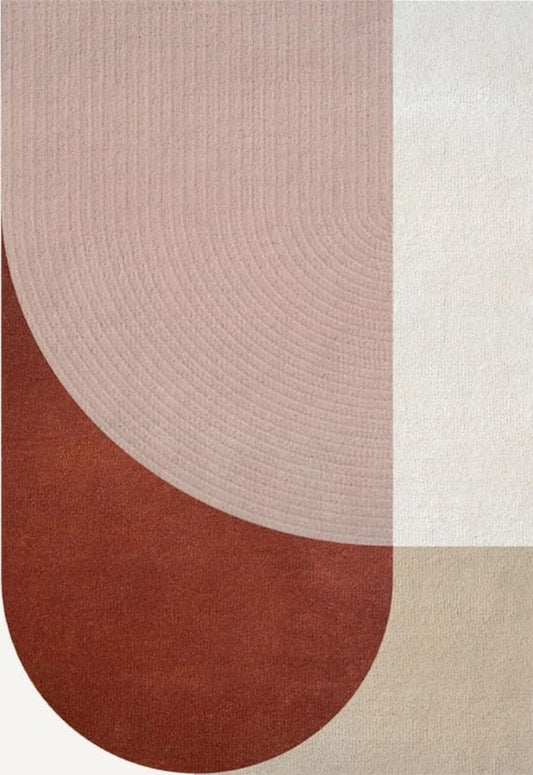 modern hand-tufted wool rug