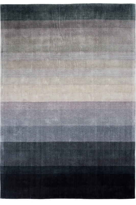 dark blue combination hand woven viscose area rug