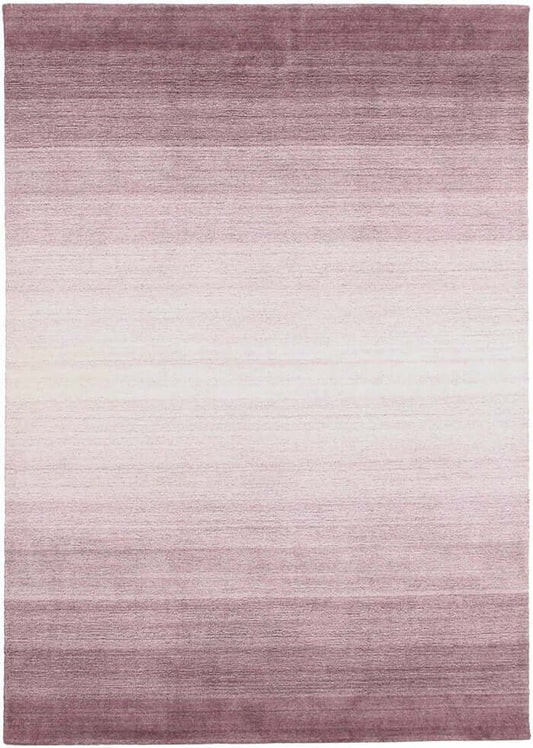 Gradient gray hand woven wool area rug