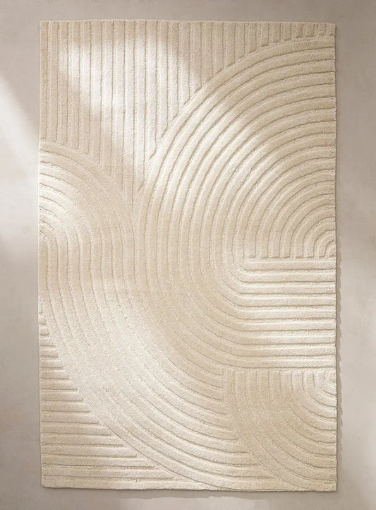 Toda Minimalist Hand Tufted NZ Wool Rug