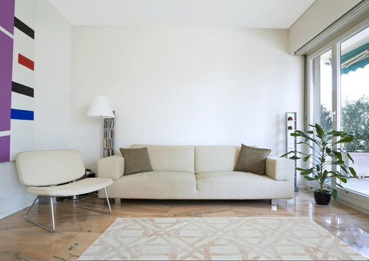 romee hand tufted wool carpet in living room