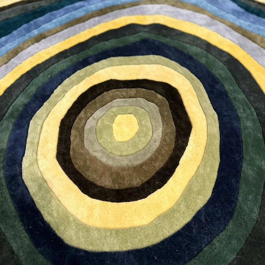 ruto hand tufted rug closeup