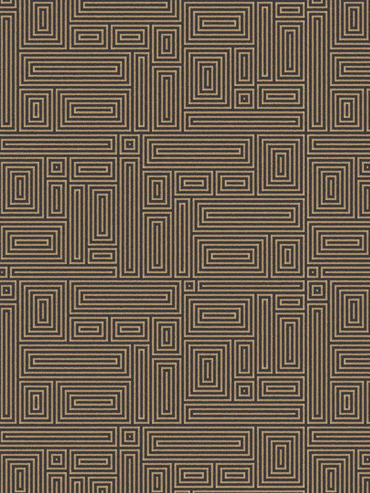 Vena NZ Wool & Silk Rug with Geometric Pattern