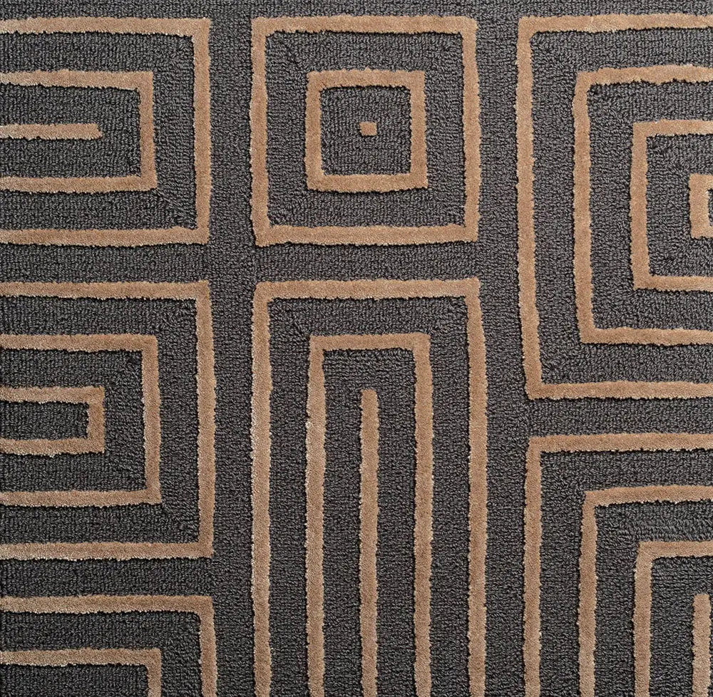 Vena NZ Wool and Silk Rug close view