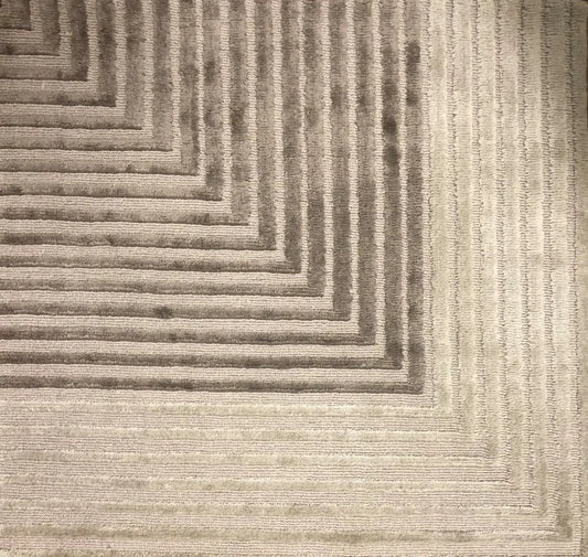 Zoko NZ Wool & Silk Hand Tufted Rug Close View