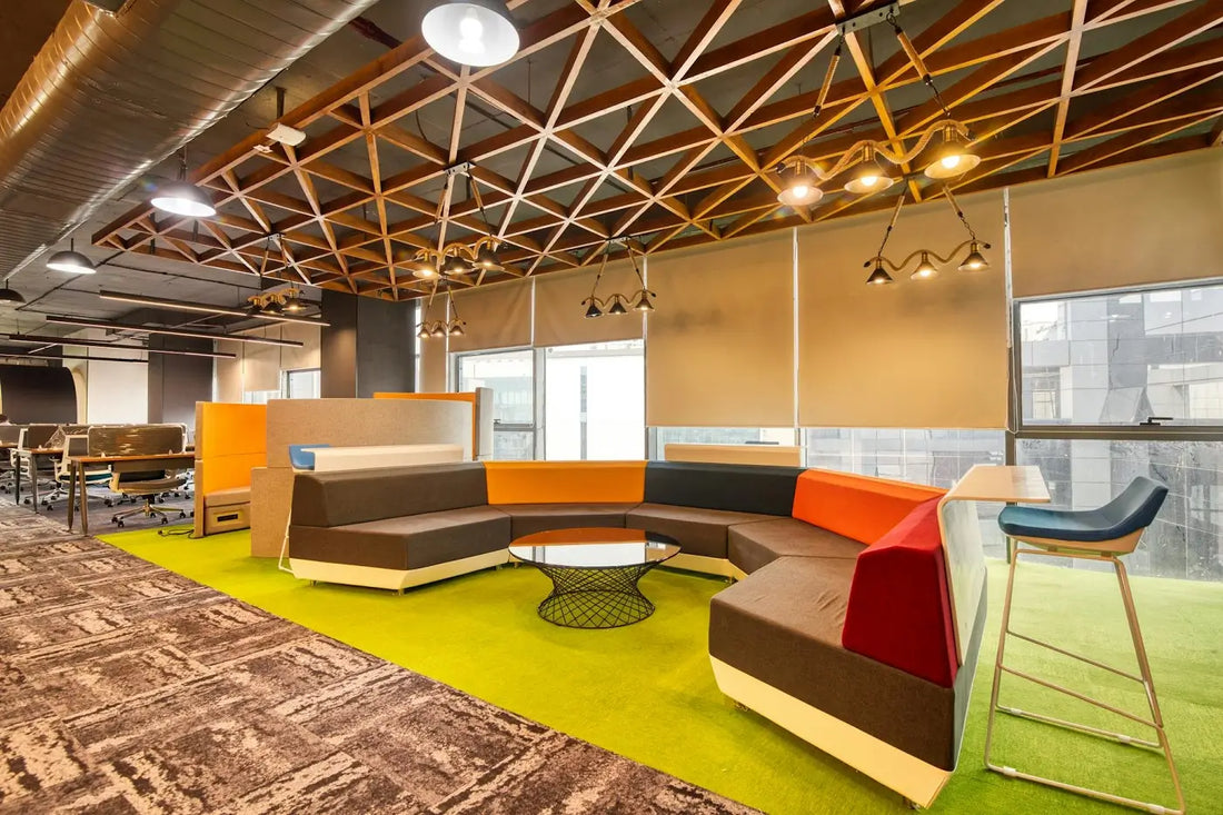 area rug in commercial space