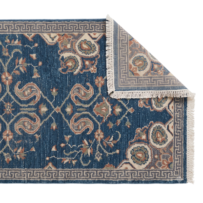 Maghni Hand Knotted Wool Runner Rug