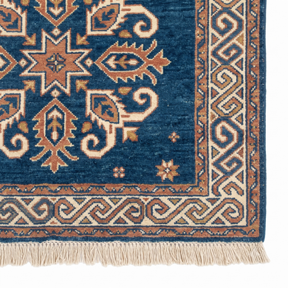 Mandala Hand Knotted Wool Runner Rug