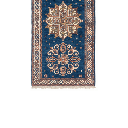 Mandala Hand Knotted Wool Runner Rug