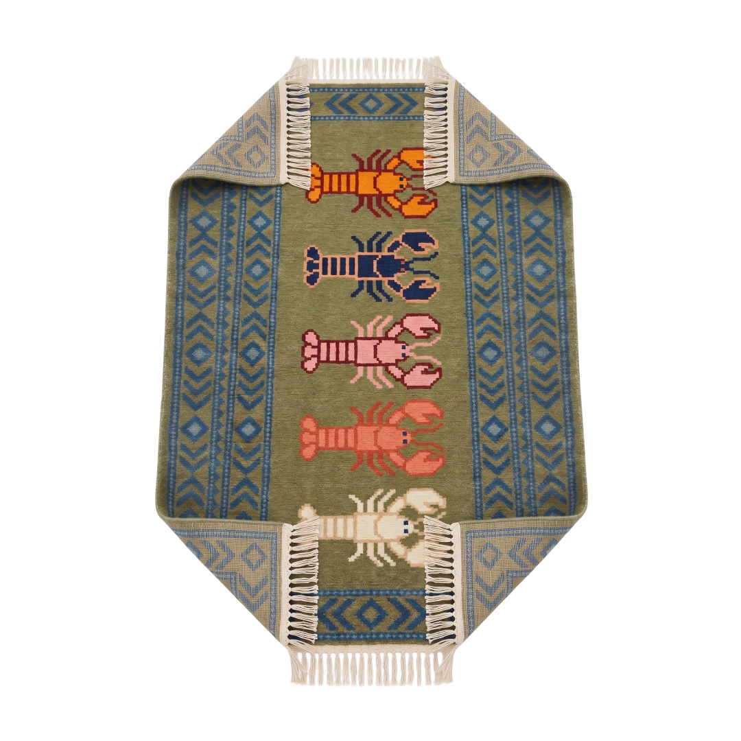 Oat Hand Knotted Wool Runner Rug