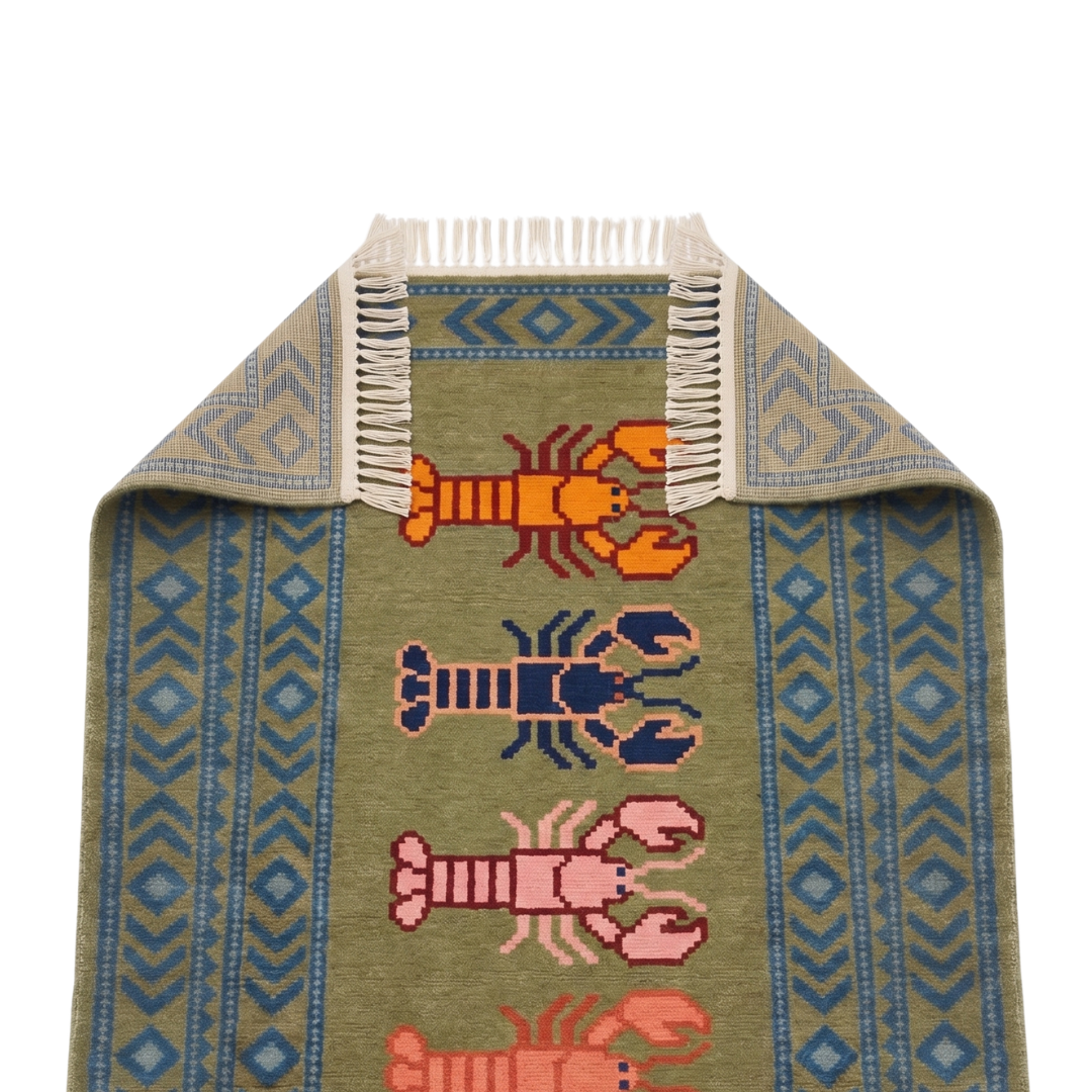 Oat Hand Knotted Wool Runner Rug