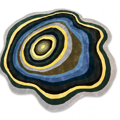 Ruto Hand Tufted Wool & Silk Shaped Rug