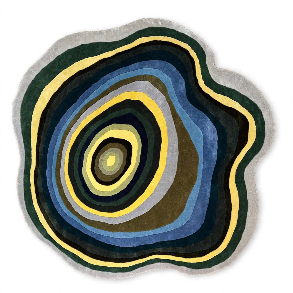 Ruto Hand Tufted Wool & Silk Shaped Rug