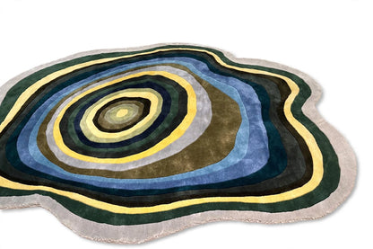 Ruto Hand Tufted Wool & Silk Shaped Rug