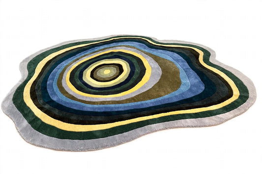 Ruto Hand Tufted Wool & Silk Shaped Rug