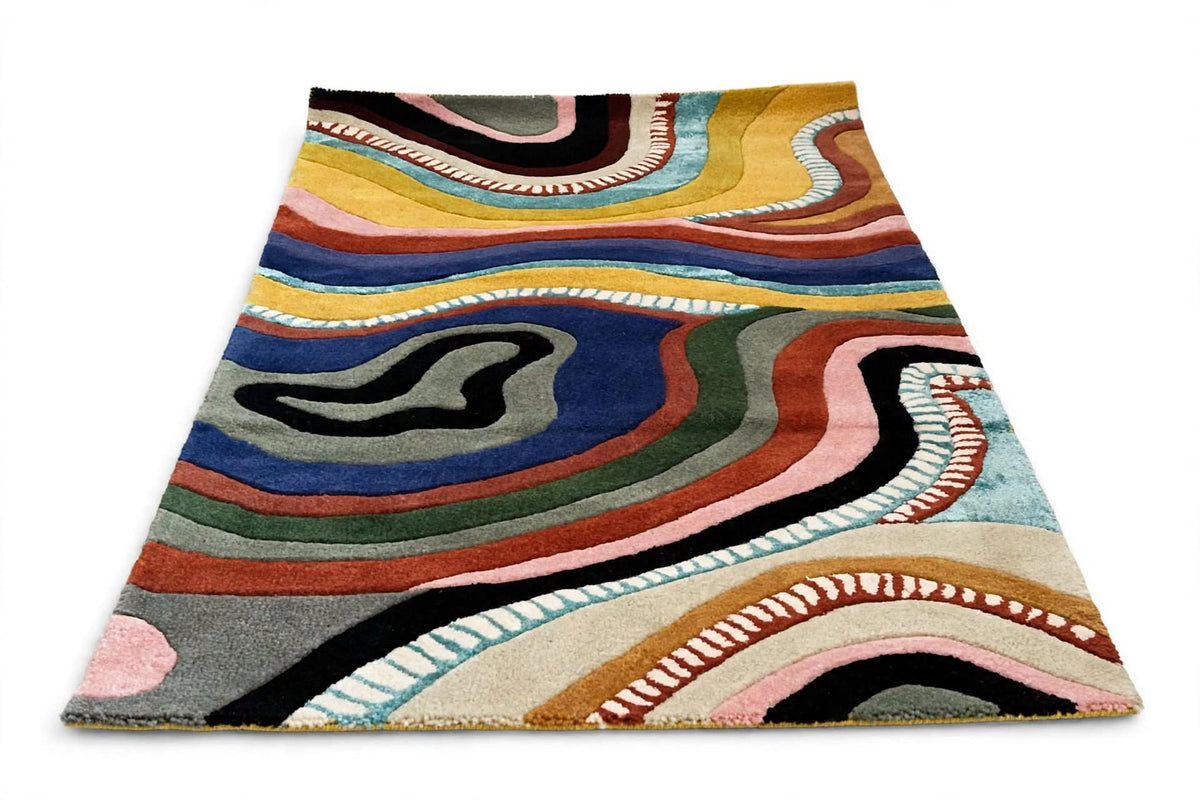Ringo Hand Tufted Indian Wool Rug