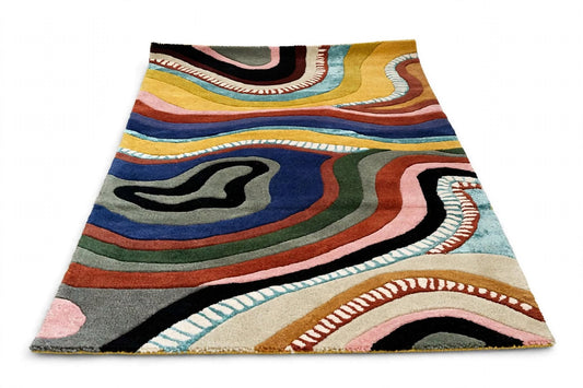 Ringo Hand Tufted Indian Wool Rug