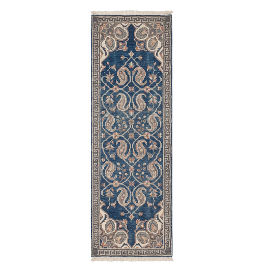 Maghni Hand Knotted Wool Runner Rug