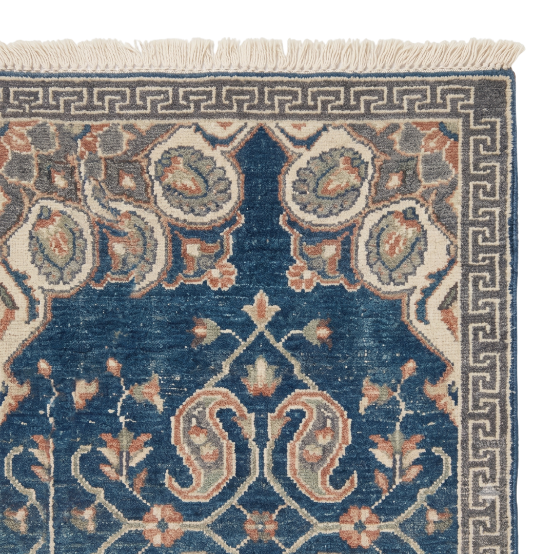 Maghni Hand Knotted Wool Runner Rug