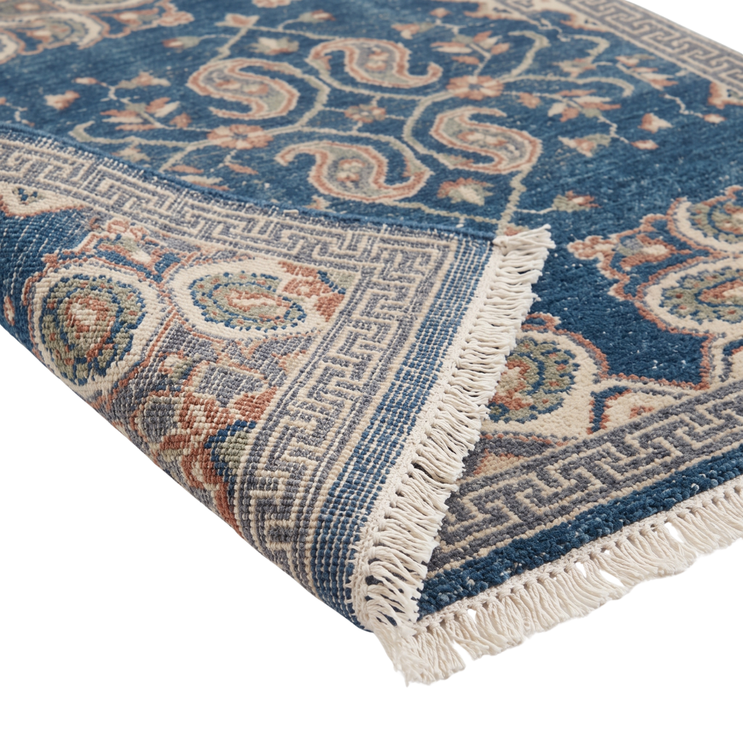 Maghni Hand Knotted Wool Runner Rug